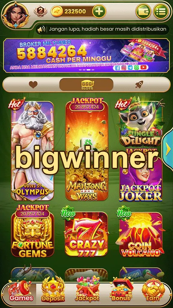 bigwinner Tangkapan Layar Resmi APK